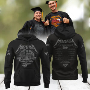 Virginia Tech Hokies Metallica Hoodie Football Gifts For Men