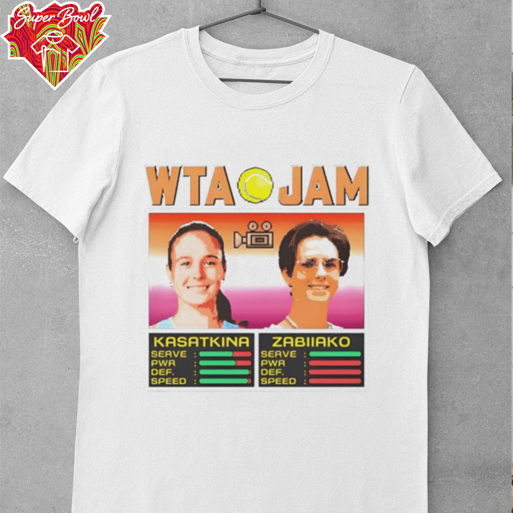 WTA Jam Kasatkina and Zabiiako shirt WTA Jam Kasatkina and Zabiiako shirt
