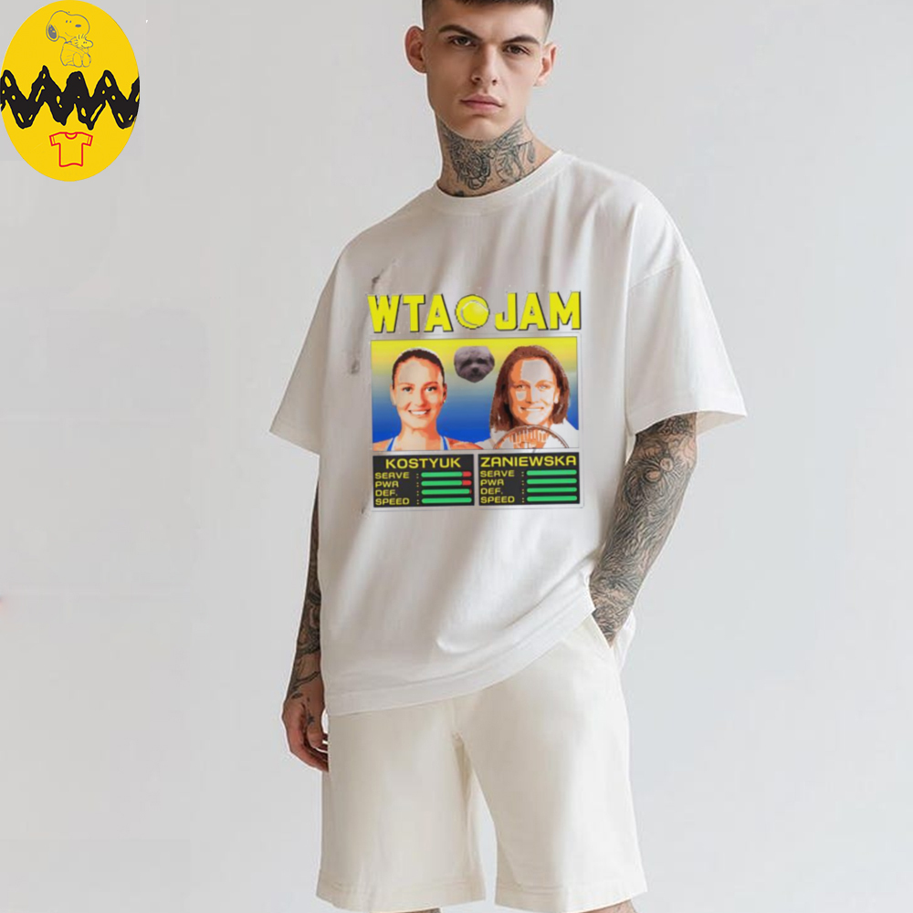 WTA Jam Kostyuk and Zaniewska shirt WTA Jam Kostyuk and Zaniewska shirt