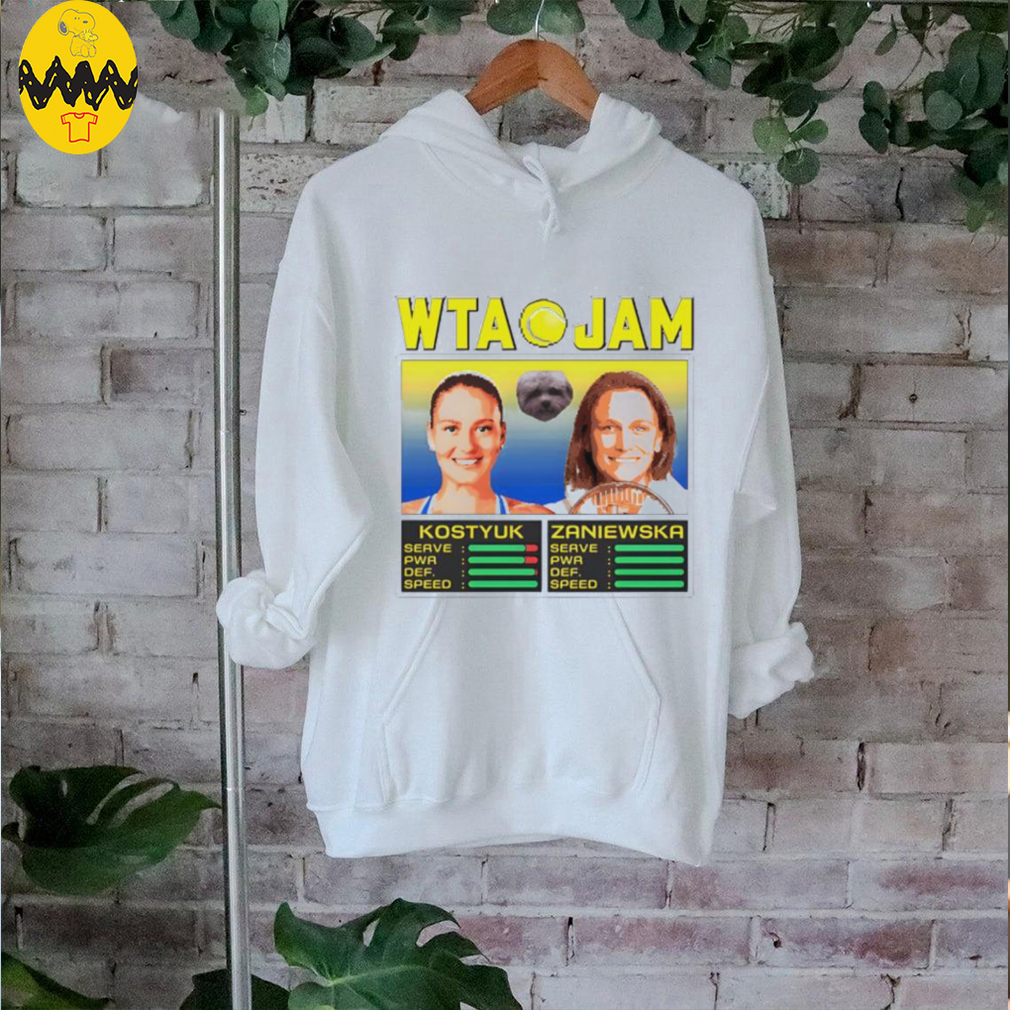 WTA Jam Kostyuk and Zaniewska shirt WTA Jam Kostyuk and Zaniewska shirt
