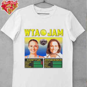 WTA Jam Kostyuk and Zaniewska shirt