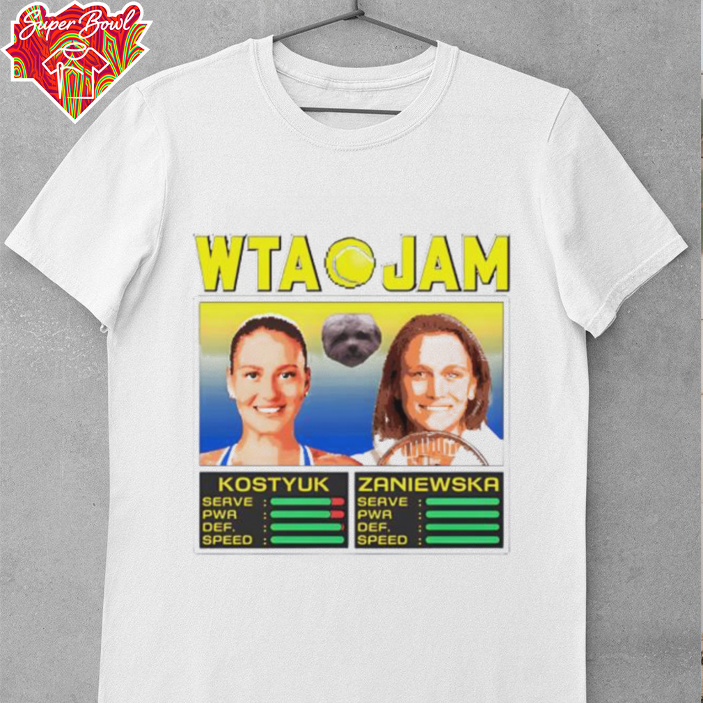 WTA Jam Kostyuk and Zaniewska shirt WTA Jam Kostyuk and Zaniewska shirt