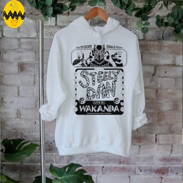 Walter Becker Donald Fagen Steely Dan Live In Wakanda Warrior Falls Brian Robert Jones T shirts