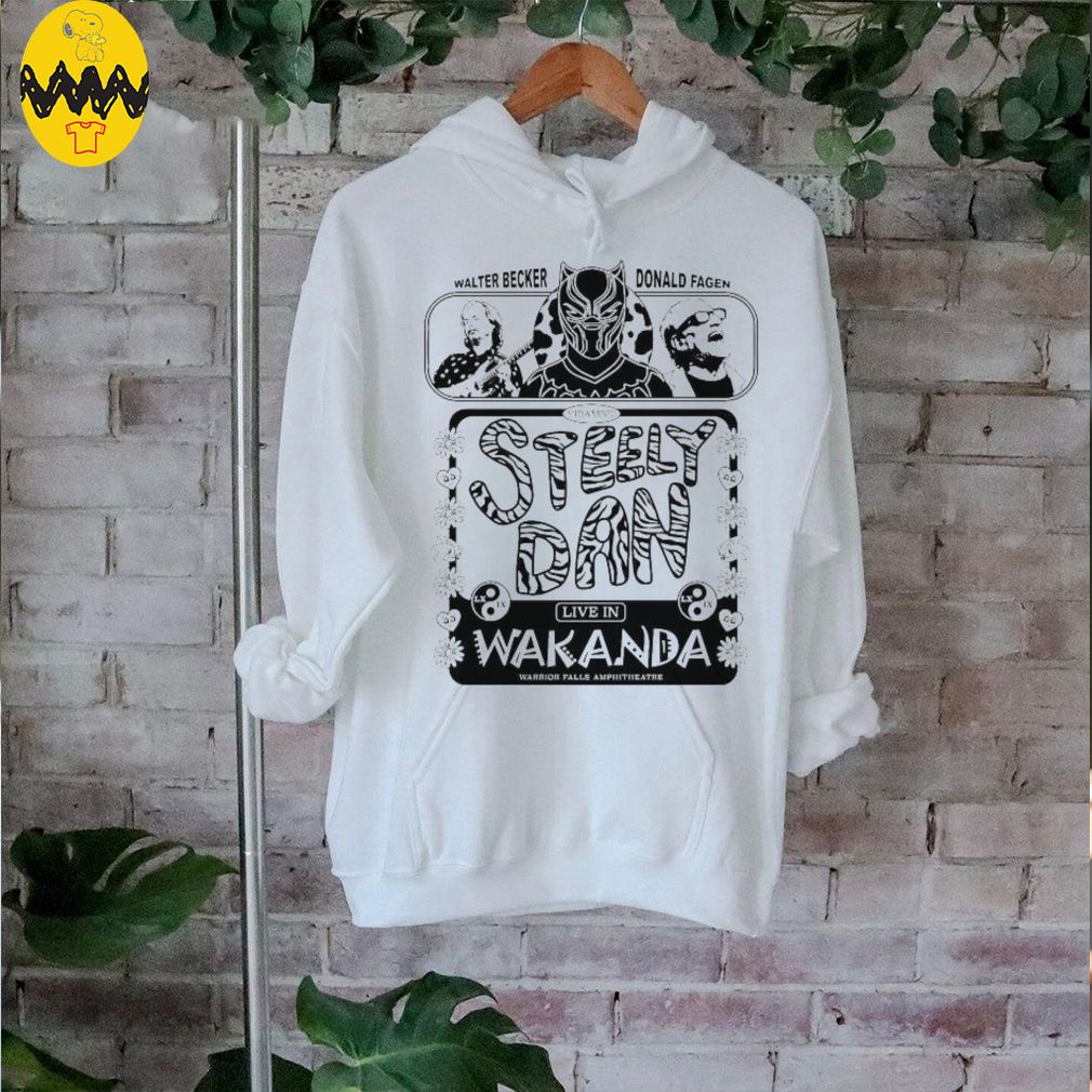 Walter Becker Donald Fagen Steely Dan Live In Wakanda Warrior Falls Brian Robert Jones T shirts Walter Becker Donald Fagen Steely Dan Live In Wakanda Warrior Falls Brian Robert Jones T shirts