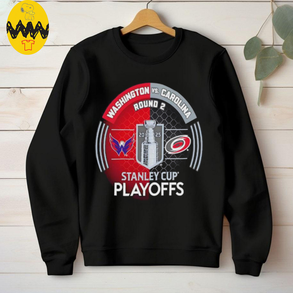 Washington Capitals vs. Carolina Hurricanes Inglasco 2025 Stanley Cup Playoffs Second Round Dueling Match Up Hockey shirt Washington Capitals vs. Carolina Hurricanes Inglasco 2025 Stanley Cup Playoffs Second Round Dueling Match Up Hockey shirt