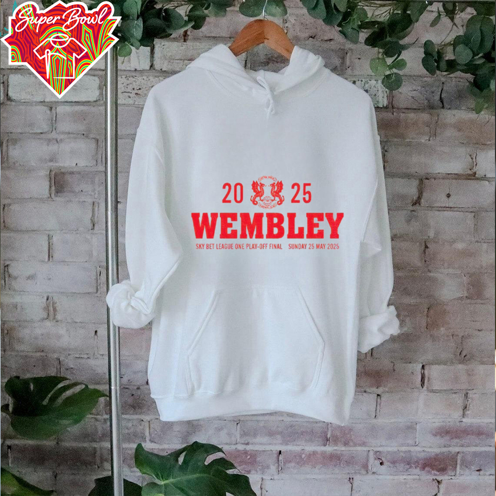 Wembley 2025 League One Play off Final Sunday 25 May 2025 shirt Wembley 2025 League One Play off Final Sunday 25 May 2025 shirt