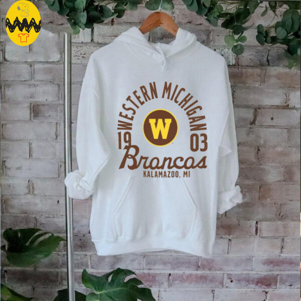 Western Michigan Broncos Comfort Colors Mascot Overlay T Shirt