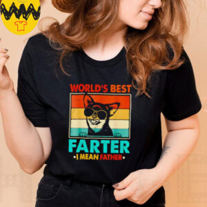 World’s best farter I mean father fathers day funny dad dog shirt
