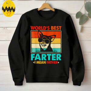 World’s best farter I mean father fathers day funny dad dog shirt