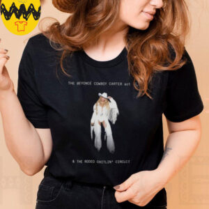 YoncÃ© All White Cowboy Carter Tour T Shirt
