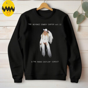 YoncÃ© All White Cowboy Carter Tour T Shirt