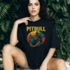 Retro Pitbull 80s Style Dog Shirt